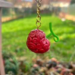 Porte-clés Fruit du Démon en Pâte Fimo - One Piece