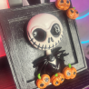 Cadre Monsieur Jack – Édition spéciale Halloween en pâte Fimo